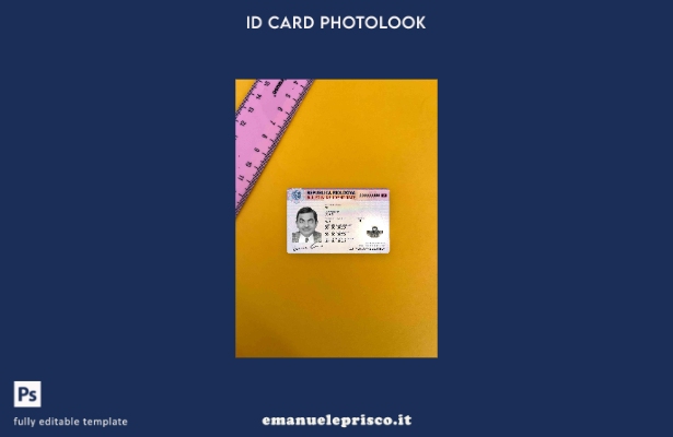 modello FRONTALE photolook ID Moldavia stile verificato